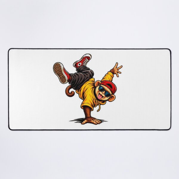 Item preview, Cool Breakdancing Monkey in Urban Streetwear designed and sold by Snurly.