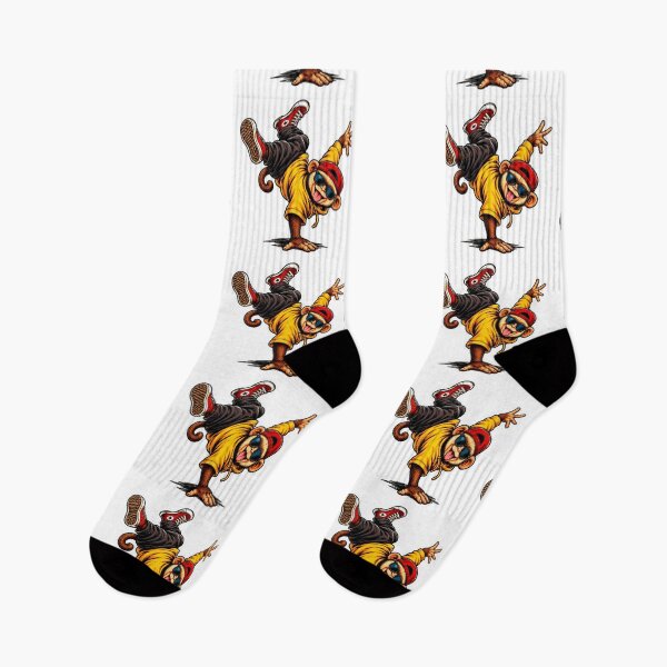Item preview, Cool Breakdancing Monkey in Urban Streetwear designed and sold by Snurly.