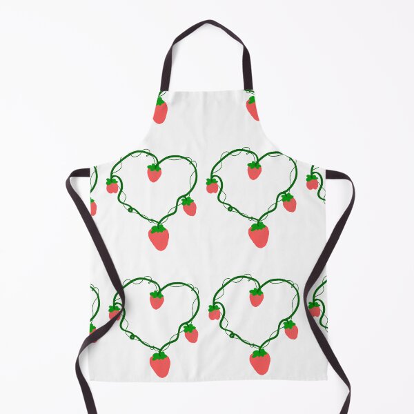Item preview, Heart Vine Strawberry – Cute Romantic Fruit Botanical Design designed and sold by MoqunaDesign.