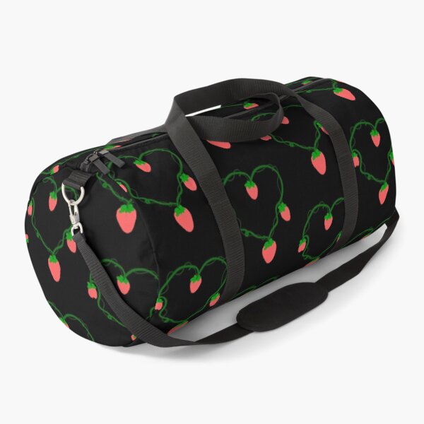 Item preview, Heart Vine Strawberry – Cute Romantic Fruit Botanical Design designed and sold by MoqunaDesign.