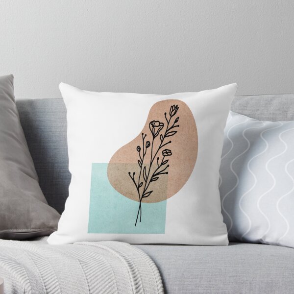 Item preview, Floral Stems Modern Line Art Print designed and sold by astersigil.