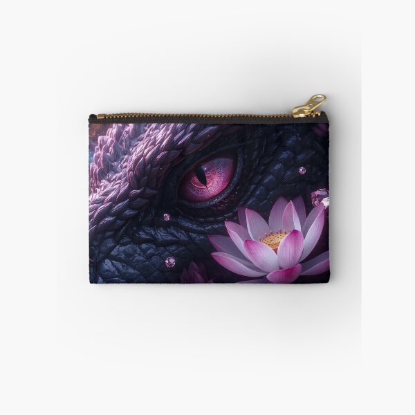 Item preview, Dragon Eye Lotus Flower Art | Gemstone Fantasy Poster | Cosmic Nebula Wall Art designed and sold by EWPrints.