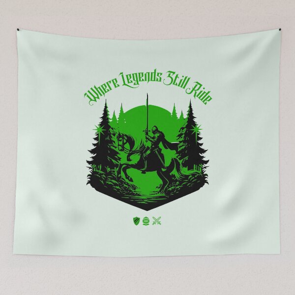 Item preview, Where Legends Still Ride Medieval Knight Fantasy designed and sold by Sachie's Studio.