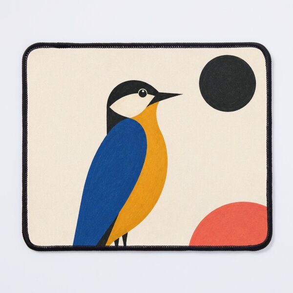 Item preview, The Sentry – Modern Bird Wall Art Poster designed and sold by Filora Atelier | Bird Art.