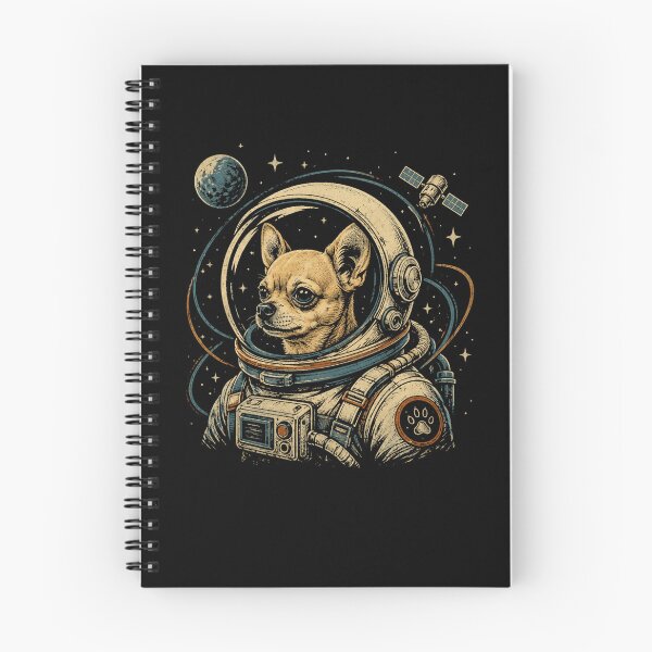Item preview, Retro Chihuahua Astronaut Space Explorer  designed and sold by Moizento.