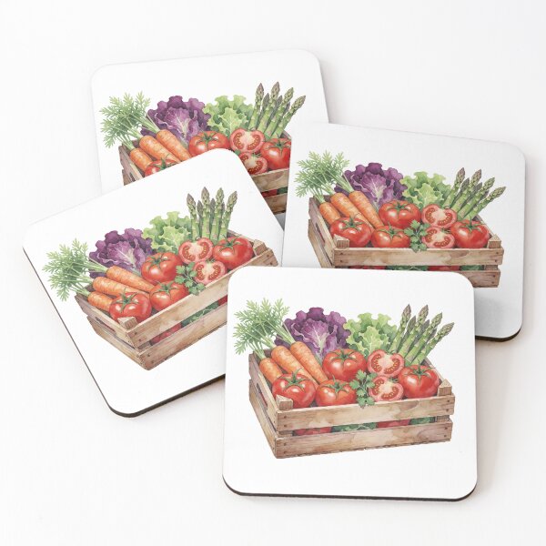Item preview, Vegetable Harvest Crate Sticker | Garden Harvest designed and sold by AillustriaAK.