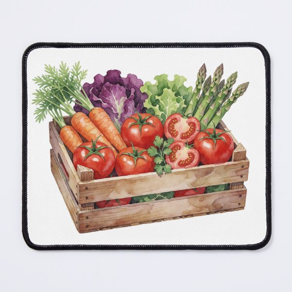 Item preview, Vegetable Harvest Crate Sticker | Garden Harvest designed and sold by AillustriaAK.