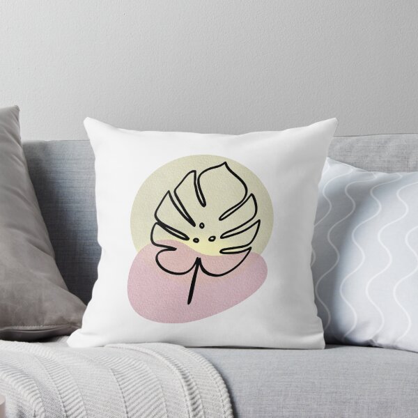 Item preview, Monstera Deliciosa Modern Line Art Print designed and sold by astersigil.