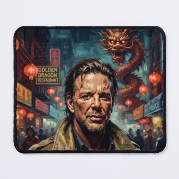 Item preview, Year of the Dragon Crime Thriller Fine Art Tribute designed and sold by Art's Diner.
