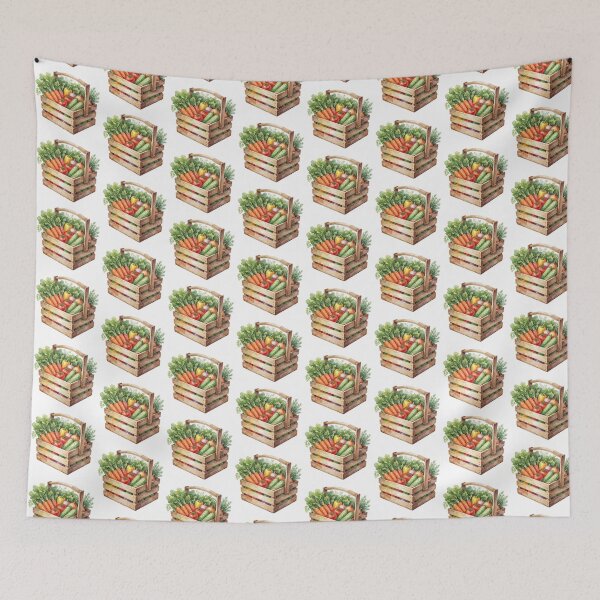 Item preview, Vegetable Harvest Crate Sticker | Garden Harvest designed and sold by AillustriaAK.