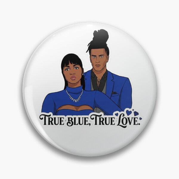 Item preview, True Blue True Love designed and sold by QueenNightLife.