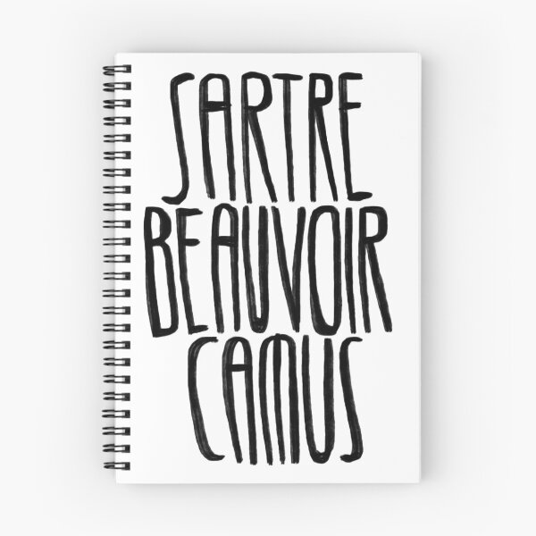 Item preview, Writers, Sartre, de Beauvoir, Camus designed and sold by badlydrawnbabe.