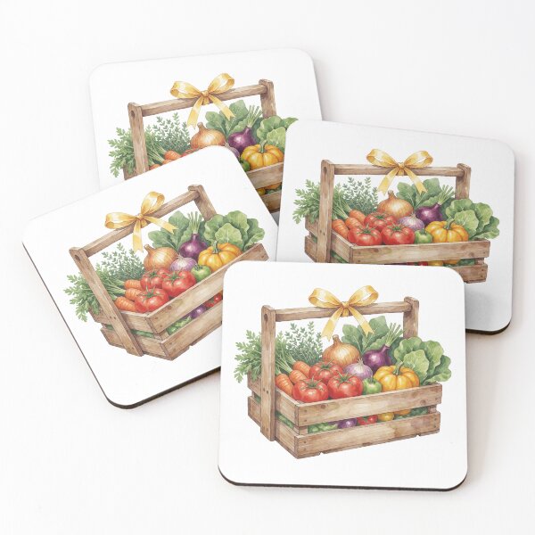 Item preview, Vegetable Harvest Crate Sticker | Garden Harvest designed and sold by AillustriaAK.