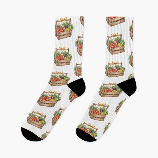 Item preview, Vegetable Harvest Crate Sticker | Garden Harvest designed and sold by AillustriaAK.