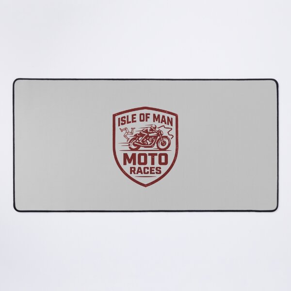 Item preview, Isle of Man Moto Races Vintage Cafe Racer Shield Biker designed and sold by KiwiRider.