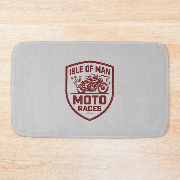 Item preview, Isle of Man Moto Races Vintage Cafe Racer Shield Biker designed and sold by KiwiRider.