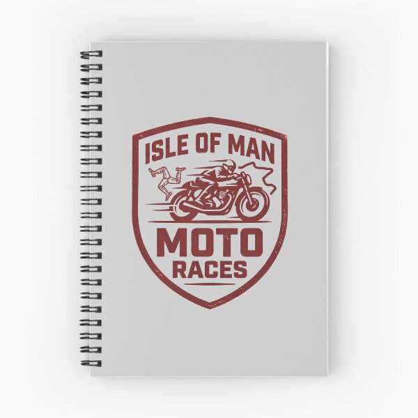 Item preview, Isle of Man Moto Races Vintage Cafe Racer Shield Biker designed and sold by KiwiRider.