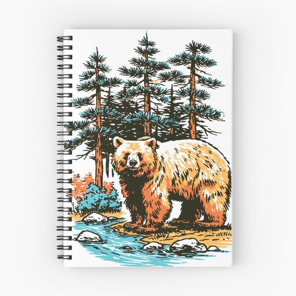 Item preview, Brown Bear Forest Wildlife Nature designed and sold by trajeado14.