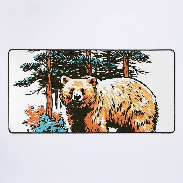 Item preview, Brown Bear Forest Wildlife Nature designed and sold by trajeado14.