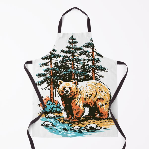 Item preview, Brown Bear Forest Wildlife Nature designed and sold by trajeado14.