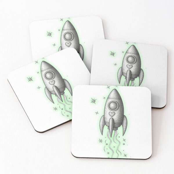 Item preview, Cosmic Love Rocket designed and sold by Happy-Doodles7.