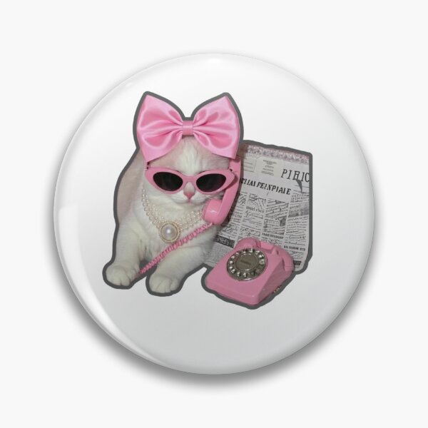 Item preview, Cute Chic little cat Sticker designed and sold by StudioNajwaD.