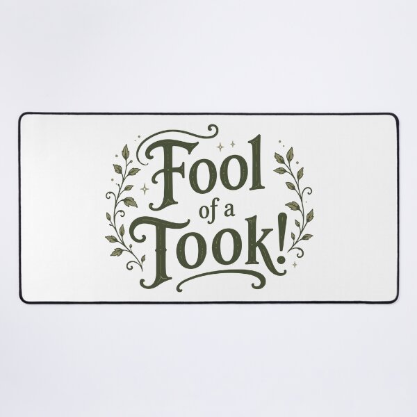 Item preview, Fool of a Took Botanical Fantasy Book Quote designed and sold by pixiedustpaint.