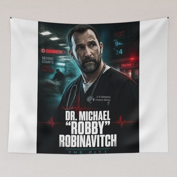 Item preview, The Pitt - (Dr. Michael "Robby" Robinavitch Version) designed and sold by LoveSomethingDifferent.