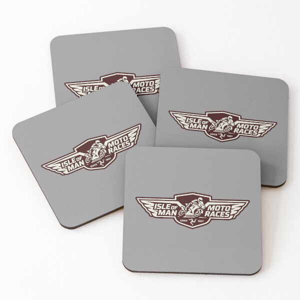 Item preview, Isle of Man Moto Races Winged Emblem Vintage Biker designed and sold by KiwiRider.