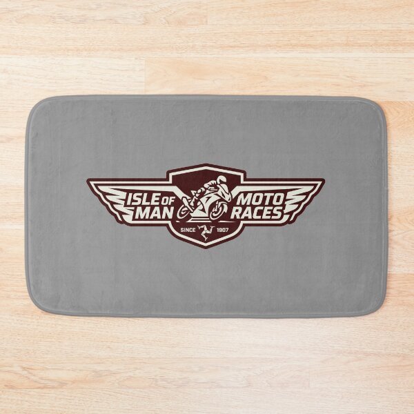 Item preview, Isle of Man Moto Races Winged Emblem Vintage Biker designed and sold by KiwiRider.