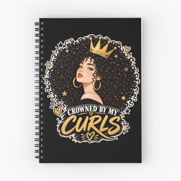 Item preview, CROWNED BY MY CURLS - curly hair designed and sold by Lily Lola.