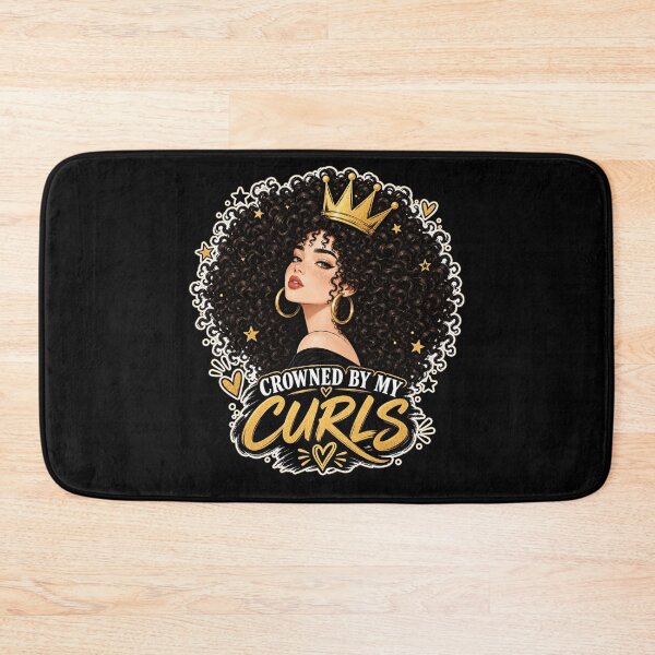 Item preview, CROWNED BY MY CURLS - curly hair designed and sold by Lily Lola.