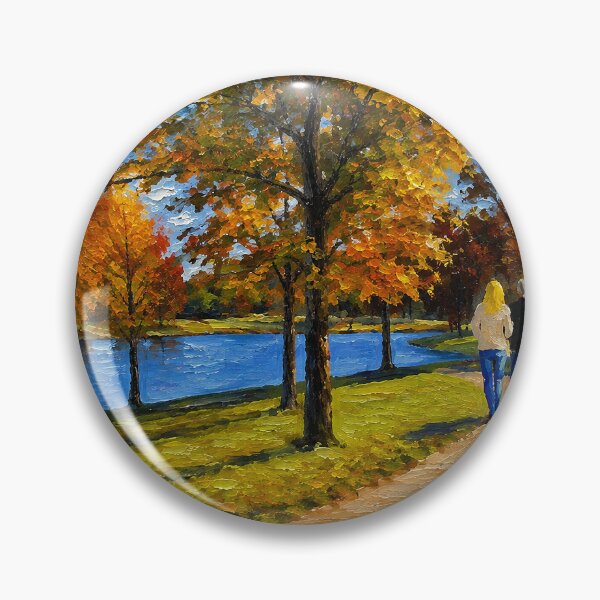 Item preview, Couple Strolling Dog in Park designed and sold by SuperCoolDuds.
