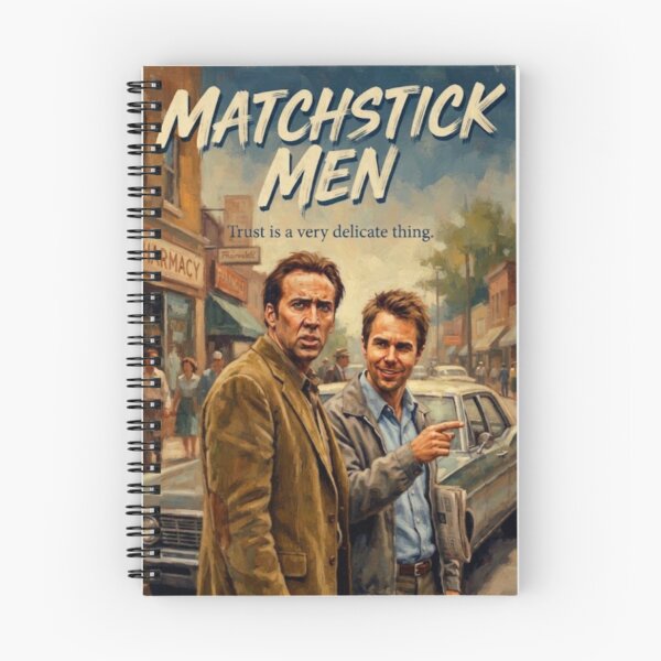Item preview, Matchstick Men Crime Comedy Fine Art Tribute designed and sold by Art's Diner.