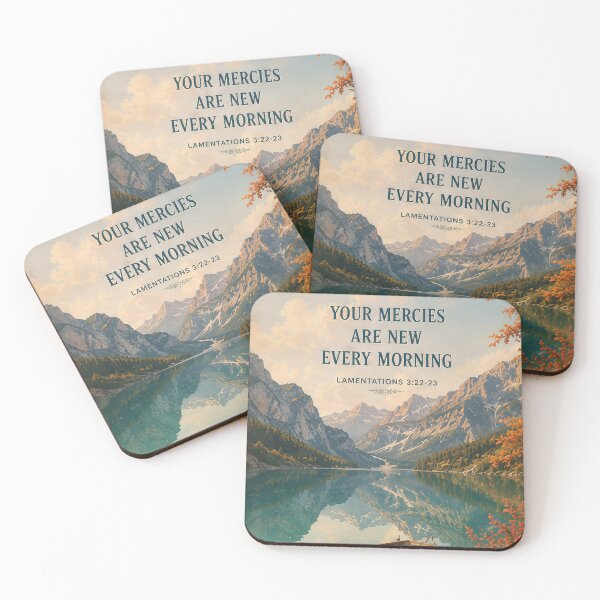 Item preview, Your Mercies Are New Every Morning – Lamentations 3:22–23 designed and sold by LUMI Design.