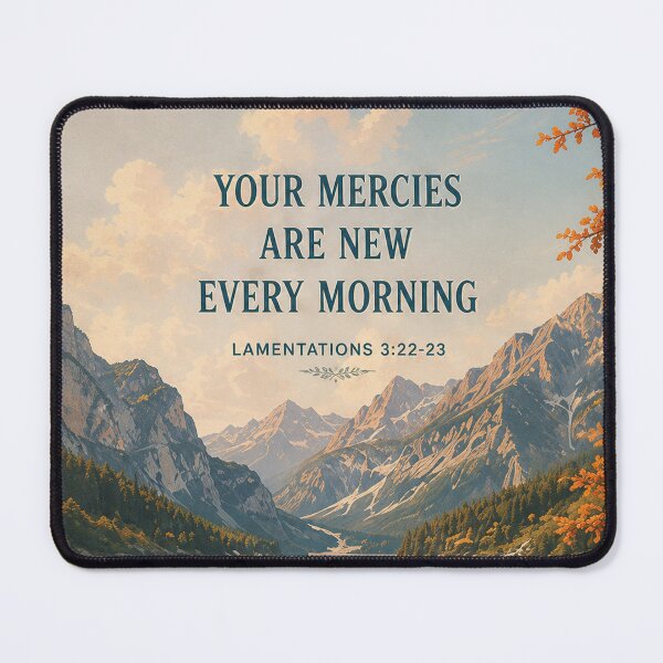 Item preview, Your Mercies Are New Every Morning – Lamentations 3:22–23 designed and sold by LUMI Design.