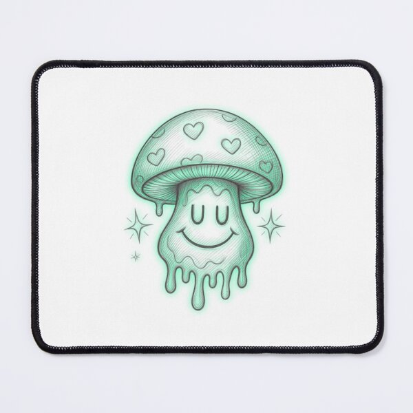 Item preview, Glow-in-the-Dark Happy Mushroom designed and sold by Happy-Doodles7.