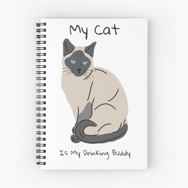 Item preview, My Cat Is My Drinking Buddy designed and sold by JamiesLocker.