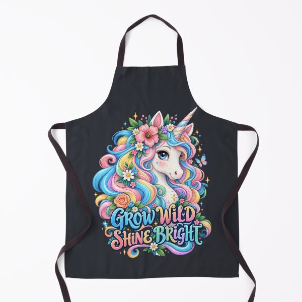 Item preview, Grow Wild Shine Bright – Magical Pastel Unicorn designed and sold by Williams Anderson.