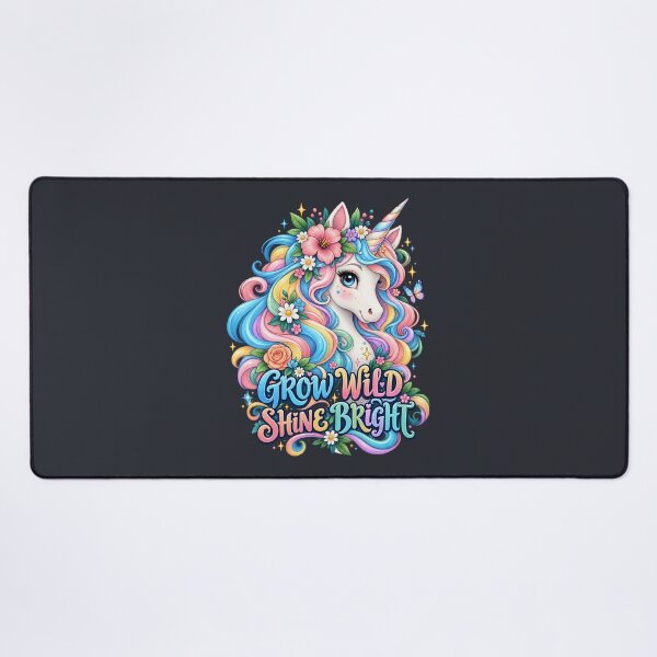 Item preview, Grow Wild Shine Bright – Magical Pastel Unicorn designed and sold by Williams Anderson.