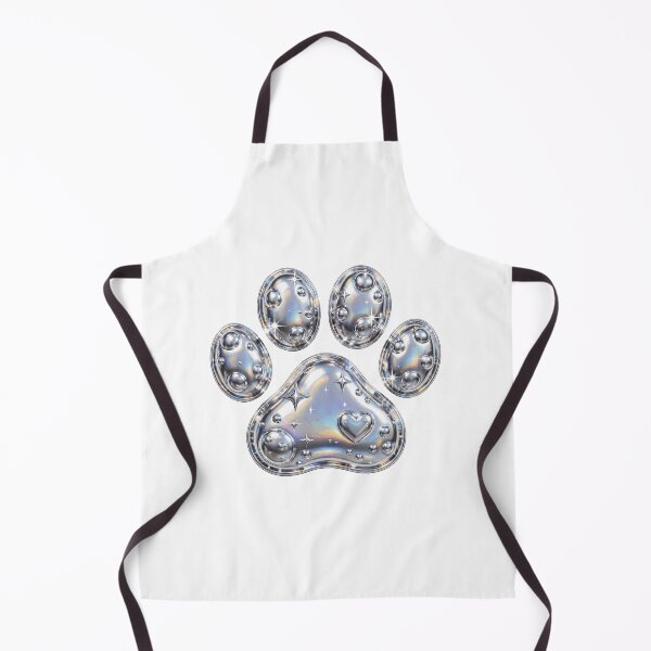 Item preview, Puffy Inflated Chrome Paw Print designed and sold by Teeny Quities.