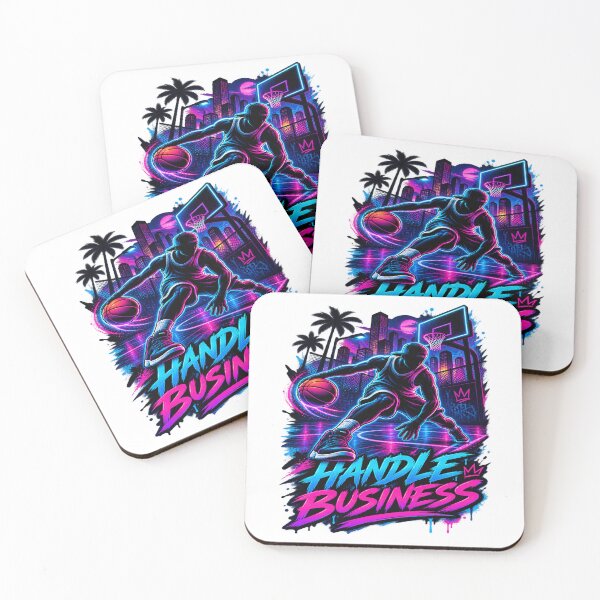 Item preview, Handle Business - Neon Streetball Basketball Design designed and sold by GameTime-Gear.