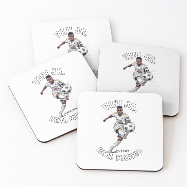 Item preview, Vinicius Jr Real Madrid Dynamic Soccer Illustration Poster designed and sold by annaarthk.