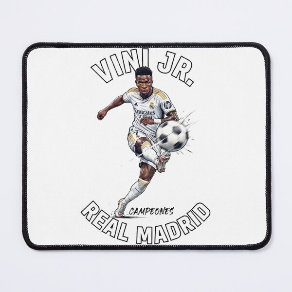 Item preview, Vinicius Jr Real Madrid Dynamic Soccer Illustration Poster designed and sold by annaarthk.