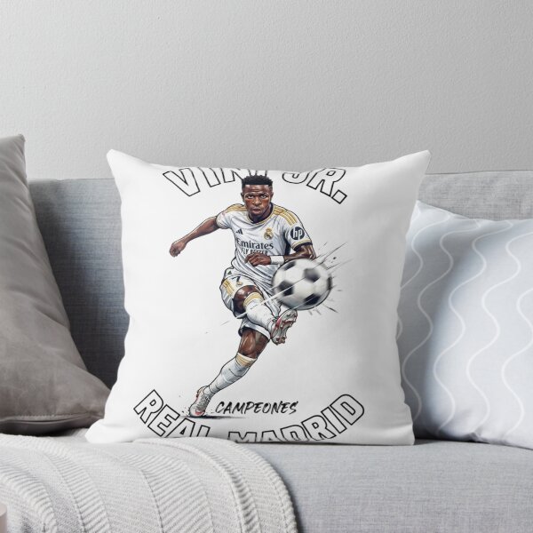Item preview, Vinicius Jr Real Madrid Dynamic Soccer Illustration Poster designed and sold by annaarthk.
