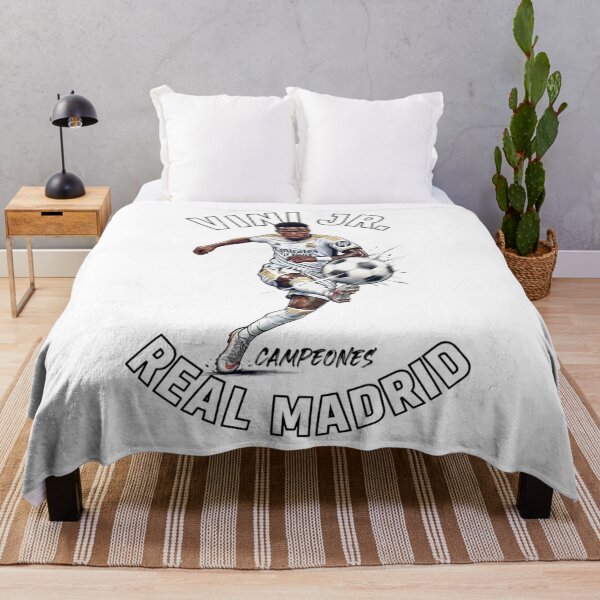 Item preview, Vinicius Jr Real Madrid Dynamic Soccer Illustration Poster designed and sold by annaarthk.
