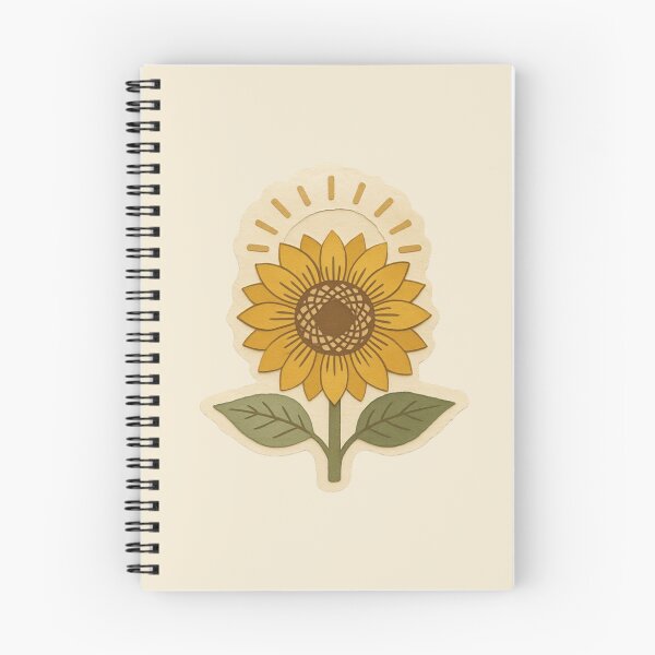 Item preview, Boho Sunflower Paper Cut Art  designed and sold by ITCHAWAWAA.