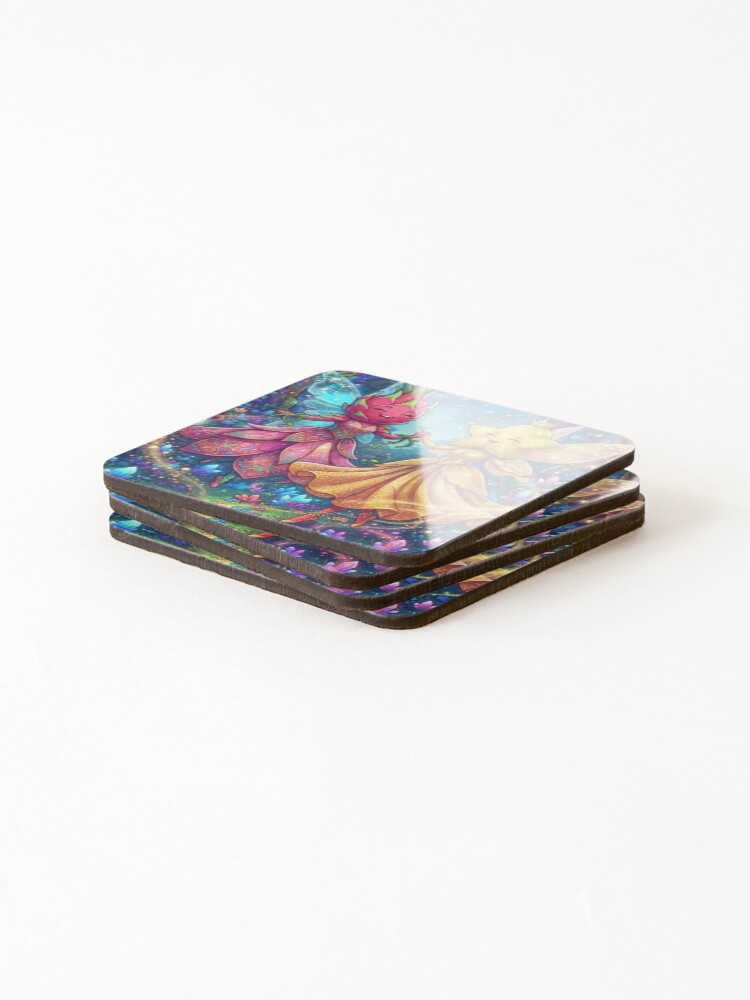 Thumbnail 4 of 5, Coasters (Set of 4), Beautiful fruit designed and sold by Runglavan.