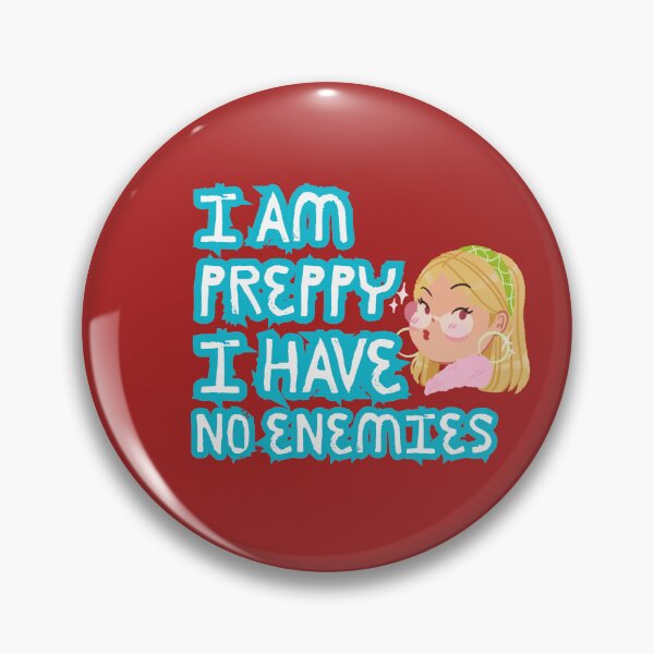 Item preview, I Have No Enemies Preppy Anime Girl Quote designed and sold by aliyeus.