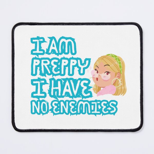 Item preview, I Have No Enemies Preppy Anime Girl Quote designed and sold by aliyeus.